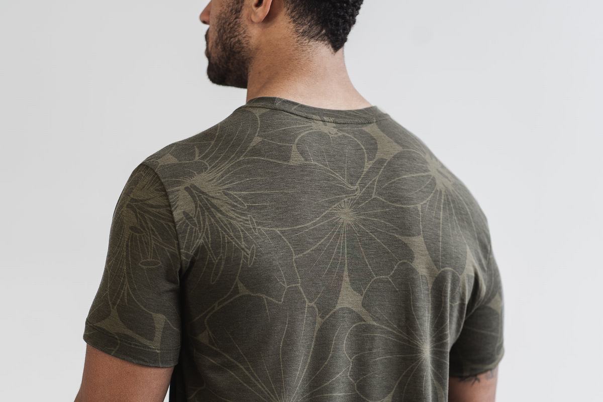 Nobull Men's T Shirts Green | Australia (YO1837)
